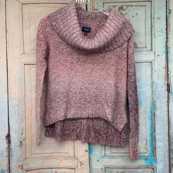 American Eagle Outfitters Sweaters - Americans Eagle outfitters Womans XS Knit Sweater Pink Cream Mauve